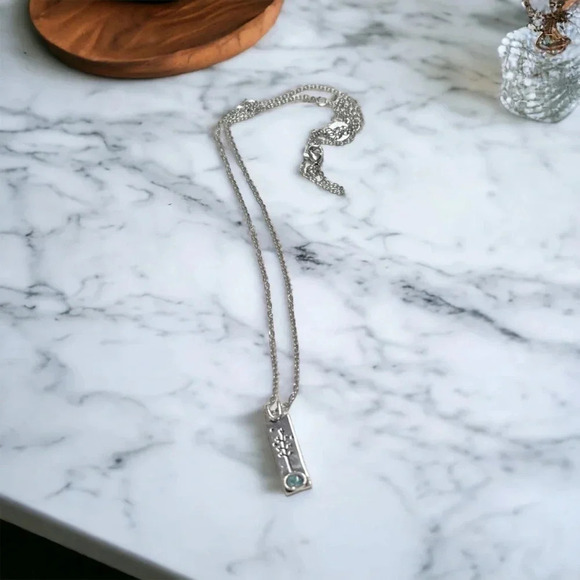 Silver Tree Nature Necklace - Picture 2 of 2